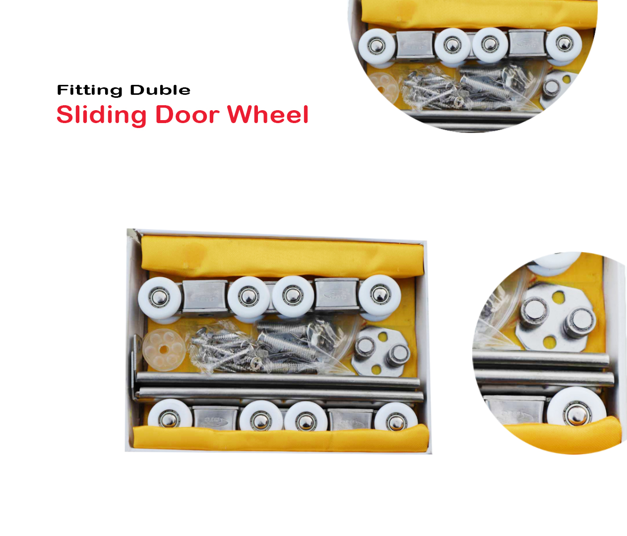Btc Sliding Door Wheel Fitting Double